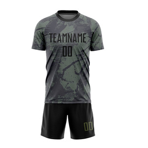ชุดเสื้อฟุตบอลสำหรับผู้ชายชุดเสื้อฟุตบอลผ้าโพลีเอสเตอร์100% เสื้อฟุตบอลดีไซน์สร้างสรรค์ - Product Image 5