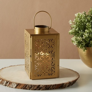 Candelabro de Metal Dorado Estilo Marroquí, Mini Farol, Centro de Mesa para Decoración del Hogar, Bodas y Navidad, Último Modelo 2026 - Product Image 2