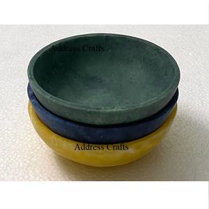 Cuencos Decorativos de Resina para Aperitivos, Vajilla de Resina de Primera Calidad, Cuenco para Postre con Cuchara de Resina, Cubertería de Resina Fluida Hecha a Mano, Cuenco Personalizado para Frutos Secos - Product Image 5