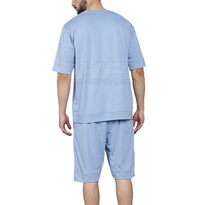 Ensemble T-shirt et short pour homme à manches courtes, tenue d'été respirante pour un usage quotidien et le sport, ensemble T-shirt et short d'été pour homme - Product Image 6