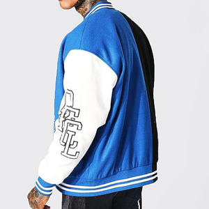 OEM Venta al por mayor Varsity Chaquetas Personalizado Bordado Chenille Parches Varsity Jacket Oversize College Baseball Jacket Para Hombre - Product Image 5