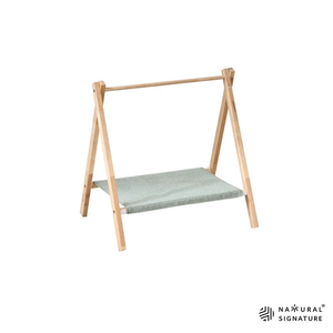 Hamaca de Madera para Gatos, Cama Interior para Mascotas, Estructura Segura y Resistente, Muebles para Mascotas Elegantes y Cómodos, Hogar Acogedor, Exportación de Malasia - Product Image 4