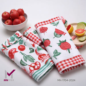 100% coton nouvelle saison nouveaux designs serviettes de cuisine vaisselle verre essuyer serviettes serviettes pour la maison cuisine et salle à manger - Product Image 3