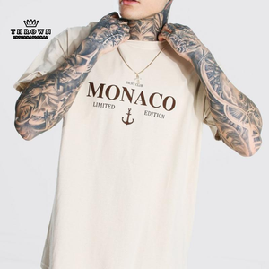 เสื้อยืดผ้าฝ้ายพิมพ์ลายซับลิเมชันสำหรับผู้ชายเสื้อผ้าแนวสตรีทแบบ100% คอลเลกชันใหม่2024 - Product Image 4