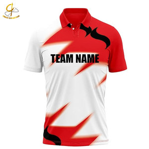 เสื้อโปโลลายคริกเก็ตเสื้อเจอร์ซีย์พิมพ์ลายเสื้อคริกเก็ตพิมพ์ซับลิเมชันแบบใหม่ - Product Image 3