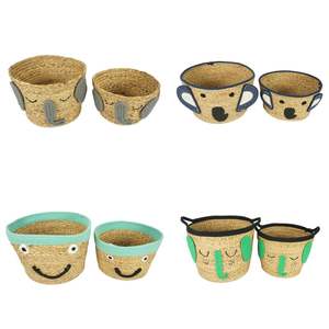 Juego de Cestas para Animales de Algodón y Jacinto de Agua con Costuras, Cesta de Lavandería, Cesta de Almacenamiento para Animales, Diseño de Cesta para Animales, Proveedor Certificado - Product Image 1