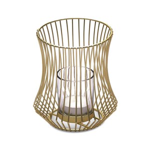 Juego de portavelas votivas de diseño personalizado respetuoso con el medio ambiente de 2 decoraciones para cenas de boda portavelas de luz de té - Product Image 2