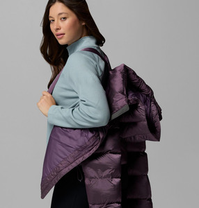 Veste d'hiver pour femmes sur mesure OEM, vêtements d'extérieur chauds, veste bomber à capuche amovible, manteau chaud en duvet, veste matelassée de haute qualité - Product Image 3