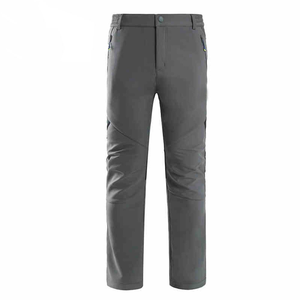 Pantalon coupe-vent softshell fabriqué en usine en polyester/coton Pantalon softshell personnalisé, léger, imperméable et respirant pour l'hiver - Product Image 4