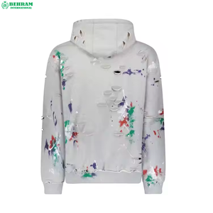 Sweat-shirts à capuche unisexes vintage de haute qualité, effet délavé, 100% coton molletonné/éponge française, impression DTG écologique - Product Image 5