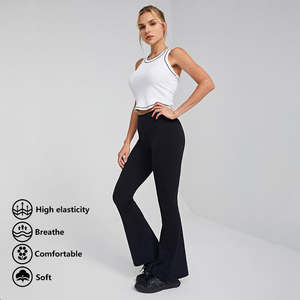 Débardeur côtelé à col carré haut de gamme personnalisé de haute qualité pour femmes - Product Image 6