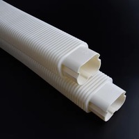 Prix du fabricant Ensemble de lignes de conduites en PVC Système GG Conduit à joint flexible Couvercle de tuyau AC Conduit flexible pour systèmes HVAC