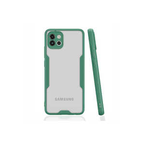 Étui de protection en silicone premium ASMA Parfe Series pour Samsung Galaxy A03 Pro, coque arrière souple anti-traces de doigts en noir - Product Image 2