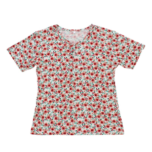 Vente en gros de vêtements de nuit en tissu satiné pour adultes et femmes hauts à manches courtes et pantalons longs ensemble de pyjama 2 pièces vêtements pour l'été - Product Image 4