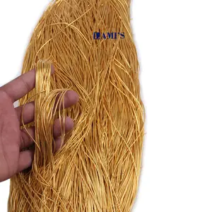 Factory priceTwist wire Pearl Purl Gold bullion threads, inuod crinkle type thread, embroidery zari material