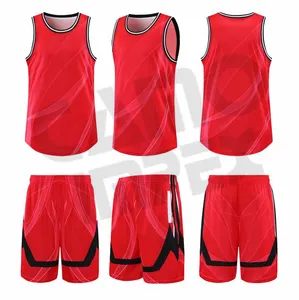 Basketball Suit Quick Drying Jersey Boys Girls Sports Training Team Uniform Basketball Sports Suit Men's Simple Vest Basketball