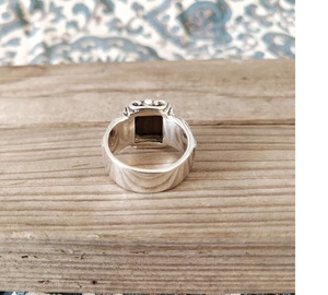 Anillo de piedras preciosas de ojo de tigre Natural Plata de Ley 925 hecho a mano Boho declaración joyería elegante estilo bohemio anillo de cristal perfecto - Product Image 4