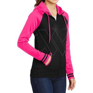 Sudaderas con capucha para mujer Sudaderas New Street Style Oversize Fleece Zipper Sweater Solid Slim Fit Hoodie - Product Image 3