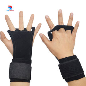 Entraînement Pull Up Gymnastique Poignées En Cuir Bodybuilding Fitness Trainer Exercice Haltérophilie PU Poignée En Cuir - Product Image 1