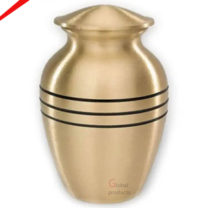 Collection unique d'urnes en laiton faites à la main pour les cendres humaines - Product Image 4