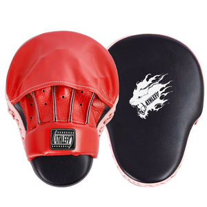 Meilleures ventes de mitaines de mise au point personnalisées de qualité supérieure pour la boxe tampons de frappe à la main en gros avec du cuir de haute qualité - Product Image 1