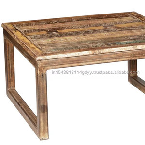 Handmade Industrial Solid Wood Rectangle Coffee <b>Table</b> Iron <b>for</b> Living Room Dining <b>Home</b> Use Tea <b>Table</b> Sofa Centre Features - Product Image 1