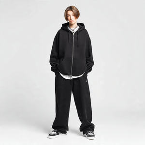 Chándal Deportivo 2 en 1 de Alta Calidad, Ecológico, Cortavientos y Transpirable, de Poliéster/Algodón, con Logotipo Personalizado para Hombre - Product Image 6