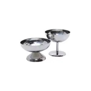 Tazón de metal de diseño superior para servir postres fríos en mesas de comedor - Product Image 1