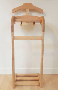 Porte-vêtements en bois massif (Porte-costume de direction) - Product Image 4