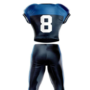 Service OEM Uniforme Football Américain 100% Logo Personnalisé Uniforme Football Américain Respirant Nouveau Style Uniforme Football Américain - Product Image 4