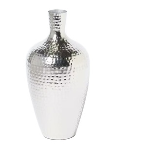 Florero de aluminio decorativo de último diseño, maceta de metal para boda o decoración del hogar, floreros de metal - Product Image 6
