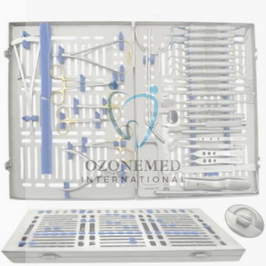 Kit d'instruments chirurgicaux dentaires professionnels avancés, ensemble complet de chirurgie d'implant pour dentistes et chirurgiens buccaux - Product Image 2