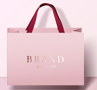 Sacs cadeaux en papier kraft personnalisés haut de gamme pour soulever des objets lourds pour augmenter la valeur des cadeaux