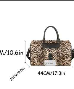 Custom logo Large Capacity Travel <b>Weekender</b> Tote <b>Bag</b> <b>with</b> <b>Shoe</b> <b>Compartment</b> Leather Duffle <b>Bag</b> - Product Image 3