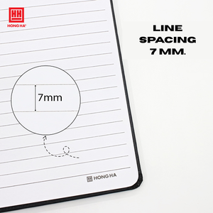 Carnet en cuir imprimé H-book, fabrication OEM au Vietnam, format A5, reliure cousue, rechargeable, 200 pages, 70g/m², cadeau d'affaires - Product Image 4