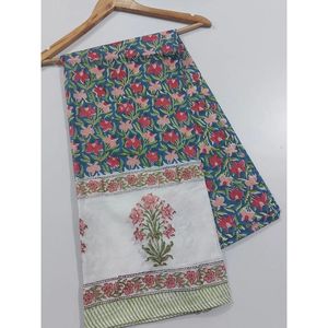 Bagru Hand Block Cotton Poplin Yellow Luxury Ethnic Embroidered Floral and Solid Printed Dupatta Party Wear New Arrival Design - Product Image 6