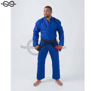 Jiu Jitsu unisex ชุดผ้าฝ้ายสูง BJJ GI ทำตามสั่งทนทานชุดฝึกศิลปะการต่อสู้แบบเรียบ - Product Image 6