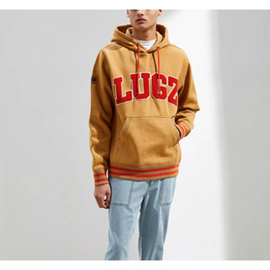 OEM diseño personalizado hombres/mujeres de gran tamaño pulóver con capucha bordado personalizado completo 3D Puff en relieve polar Streetwear Sudadera con capucha en blanco - Product Image 5