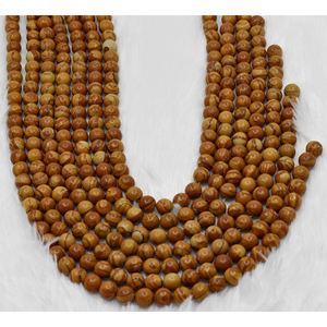Prix attractif Perles en jaspe naturel de 8 mm en vrac sur brin personnalisé en pouces pour les acheteurs en gros Anshul Impex pour la fabrication de bijoux - Product Image 1