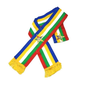 Precio al por mayor, faja bordada e impresa personalizada, fajas masónicas de alta calidad - Product Image 1