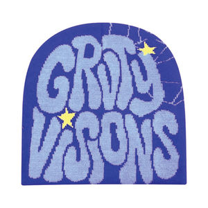 Balaclava en coton avec logo personnalisé, teinte en blocs de couleur, sans bordure, épaissie, protection des oreilles, fil de base filé, tricotée, pour le commerce transfrontalier - Product Image 2