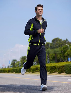 ATHLOTIC SPORTS Survêtements unisexes en polaire respirante Spandex/Polyester, taille double, jambe large, vêtements de rue personnalisés, hiver - Product Image 6