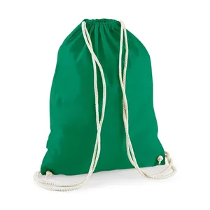 Customizable Cotton Gymsac Sportpacks Promotional Drawstring Bag for Merchandising - Product Image 3