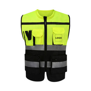Gilet de sécurité sans manches haute visibilité pour hommes - Réfléchissant, visibilité nocturne, grandes tailles, logo et couleurs personnalisés, certifié CE, service OEM - Product Image 6
