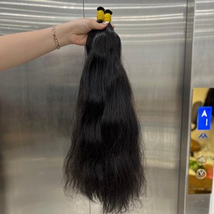 Extensiones de cabello Remy de onda profunda suelta Afro a granel, precio al por mayor, pelucas humanas vietnamitas crudas negras naturales, ondas corporales rizadas italianas - Product Image 6