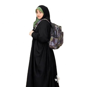 Customizable Full-Length Modest Maxi Abaya Unique Printed Muslim FashionCustomizable Muslim Print <b>Dress</b> - Product Image 2