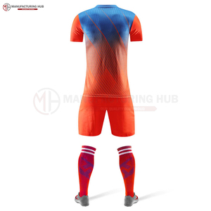 Conjunto de uniformes de fútbol de secado rápido con logotipo personalizado, ropa deportiva de fútbol, uniformes de fútbol de alta calidad al por mayor - Product Image 4