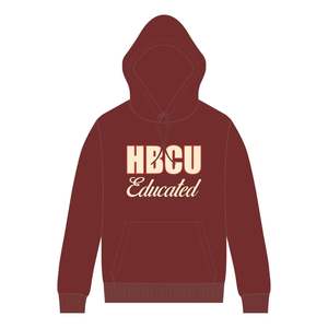 Sudadera con Capucha Maroon DST de HBCU, Bordado Chenille, Hermandad Griega Delta Divine Nine, Sudadera Personalizada - Product Image 2
