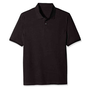 Polo en coton et polyester à manches courtes, streetwear décontracté, logo imprimé personnalisé pour hommes et femmes, service OEM de polo - Product Image 1