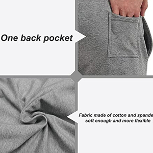 Pantalones Cortos Deportivos para Hombre de Talla Personalizada para Venta en Línea, Ajustados, con Cordón, al por Mayor - Product Image 4